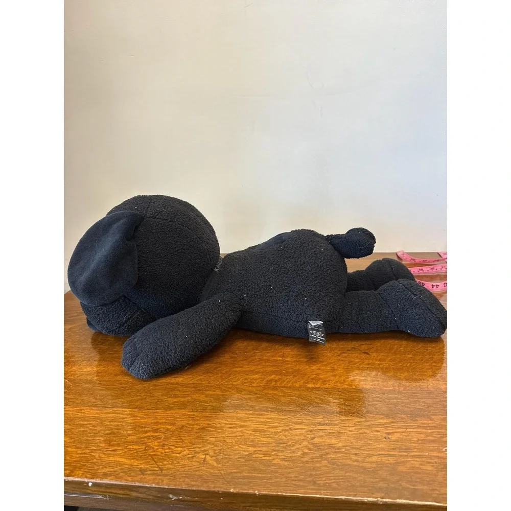 KAWS X Peanuts Snoopy Dog‎ Plush Stuffed Animal Toy Laying Medium Black Uniqlo